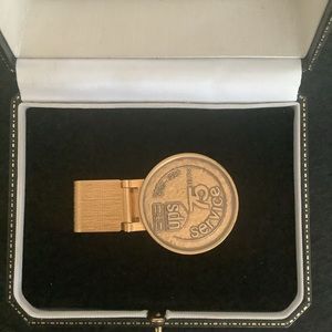 Vintage UPS 75years service money clip.